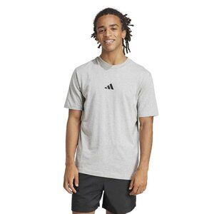 Men's adidas Essential Single Jersey T-Shirt Color: Medium Gray Heather Size: L
